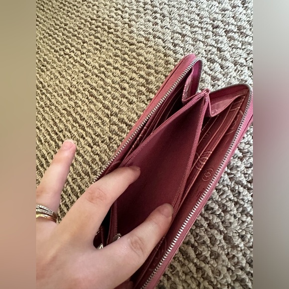 Cartier Happy Birthday Zip Wallet Pink Patent Leather - Picture 14 of 15